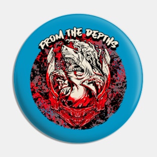 From The Depths Graphic Pin