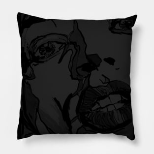 No Sympathy: Rock Star Portrait FADED version Pillow