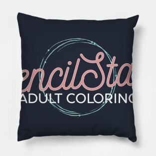 PencilStash Adult Coloring Pillow