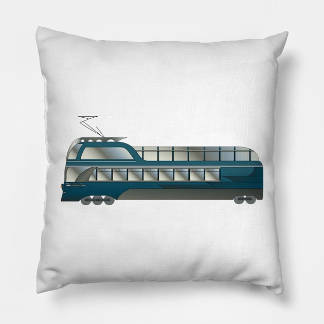 Tram Pillow by Kat C.