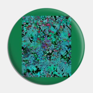 Malachite abstraction Pin