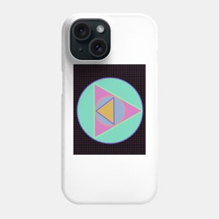 Triangle in a cicle Phone Case