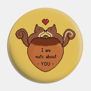 I am nuts about you Pin