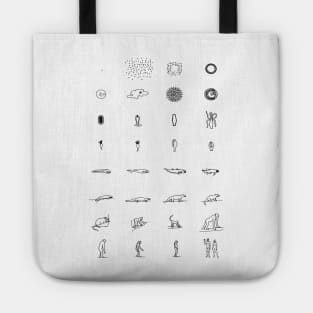 Evolution According to Sagan - Black Tote