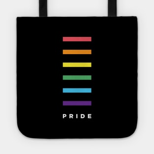 Minimalist LGBTQ Pride Flag Tote