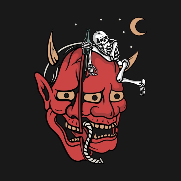 Devil Skull, Evil Skull by gggraphicdesignnn