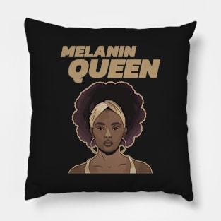 Melanin Queen - Black Girl Magic Pillow