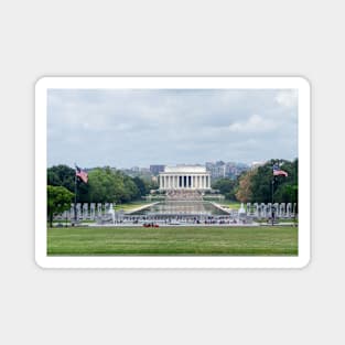 WWII and Lincoln Memorials, Washington, D.C. Magnet