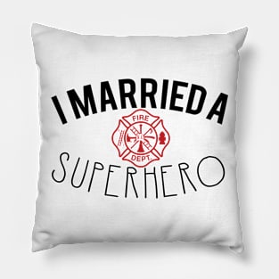 Firefighter Superhero Pillow