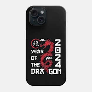 Chinese New Year 2024 Shirt Kids Year of The Dragon 2024 Phone Case