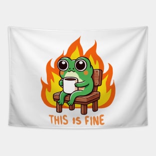 Frog, This Is Fine Tapestry