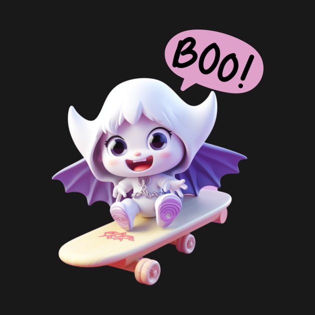 baby vampire skateboarding by hnueng111