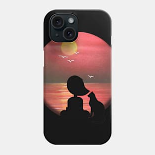 My Cat & Me - Sunset Phone Case