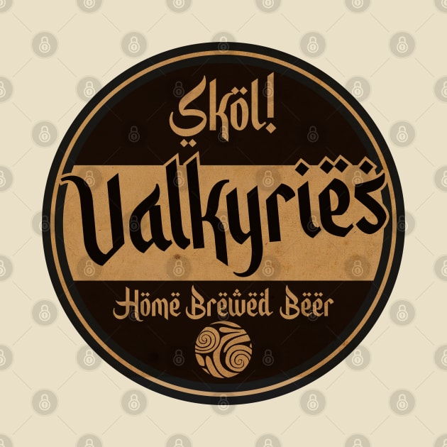 Valkyrie Vintage Beer by CTShirts