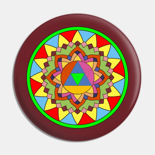 Mandala For Career Growth Pin by ukrsot