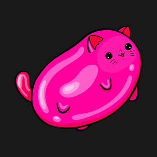 Jelly Bean Kitty (Magenta) T-Shirt