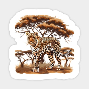 Leopard Design Magnet