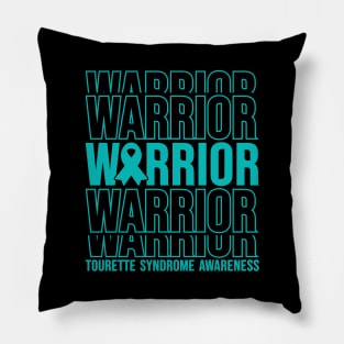 Tourette Syndrome Awareness Tourette Syndrome Warrior Pillow