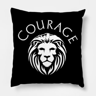 4 Stoic Virtues, Courage Pillow