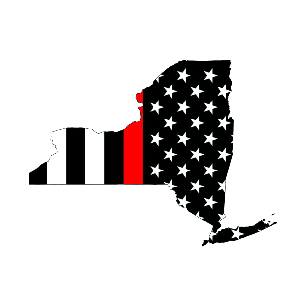 New York Thin Red Line by EastEndDesigns