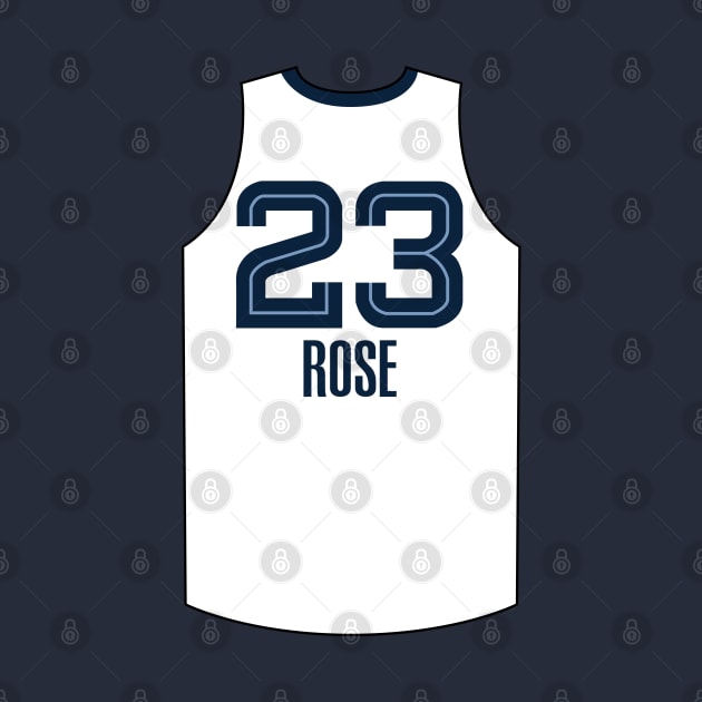 Derrick Rose Memphis Jersey White Qiangy by qiangdade