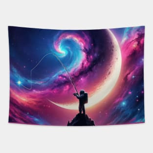 Cosmic Fisherman Tapestry