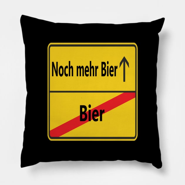 Noch mehr Bier Pillow by NT85