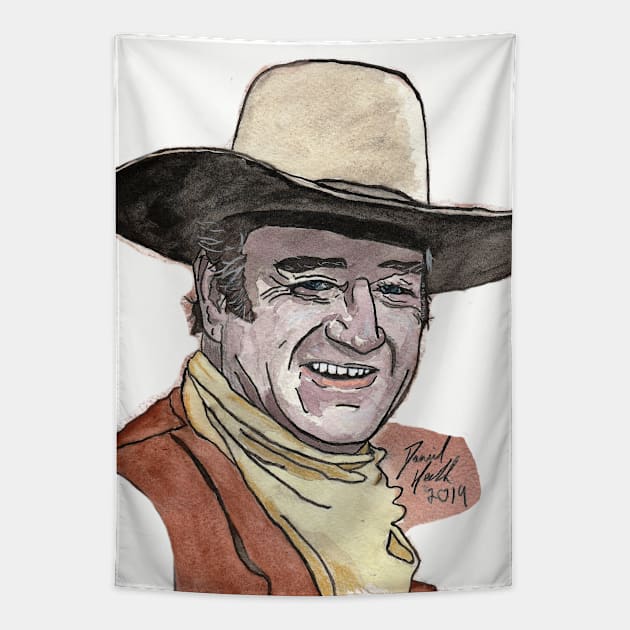 John Wayne Tapestry by BladeAvenger