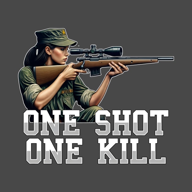 Sniper Girl by Rawlifegraphic