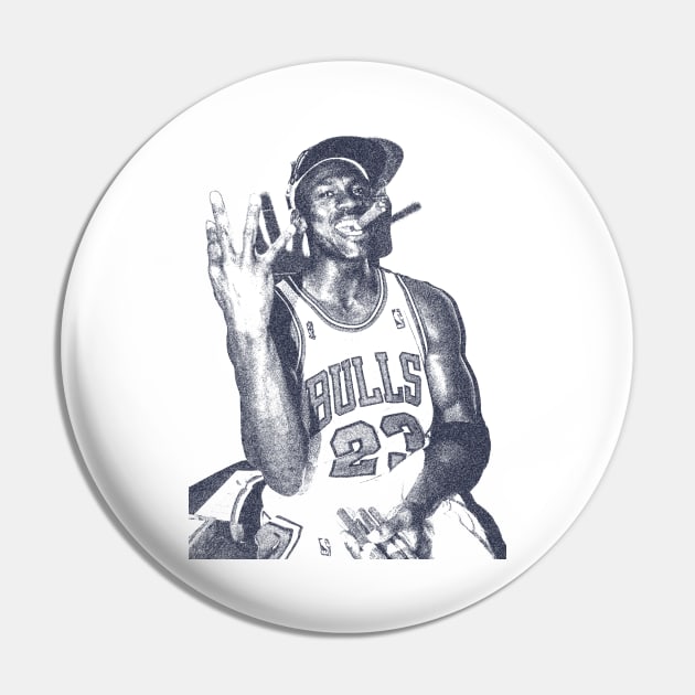 Michael Jordan Cigar Pin by BackOnTop Project