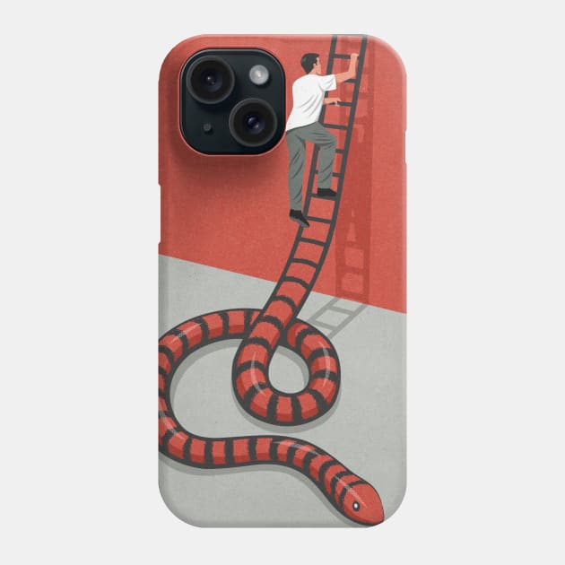 Snake Ladder Phone Case by John Holcroft