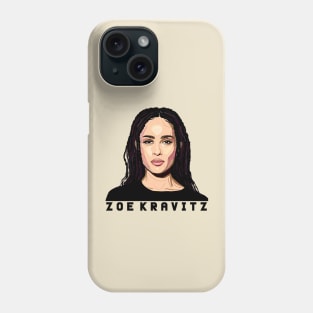 Zoe Kravitz Cartoon Phone Case