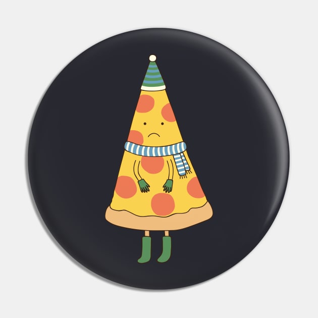 cold pizza Pin by milkyprint