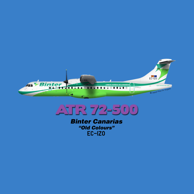 Avions de Transport Régional 72-500 - Binter Canarias "Old Colours" by TheArtofFlying