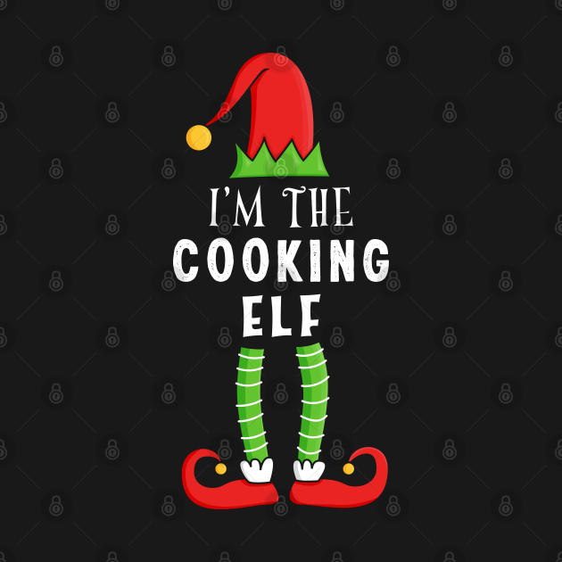 Disover Cooking Elf Christmas Matching Family Gift - Cooking - T-Shirt