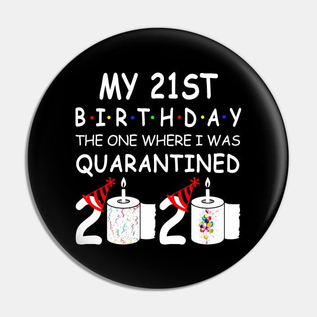 My 21st Birthday The One Where I Was Quarantined 2020 Pin by Rinte