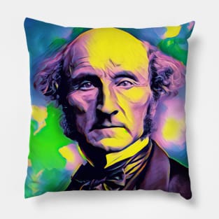 John Stuart Mill Portrait | John Stuart Mill Artwork 6 Pillow
