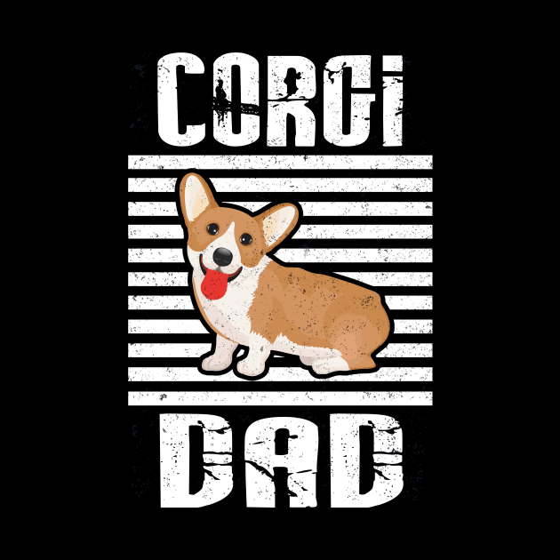 Corgi Dad Proud Dogs by aaltadel