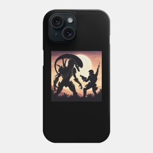 XenoMorphed Soldier Standoff Phone Case