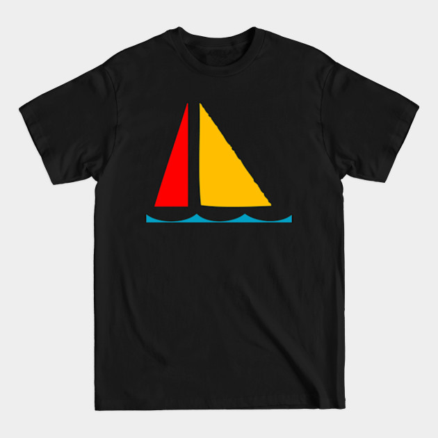 Discover Colorful children's boat. - Boating Gift - T-Shirt