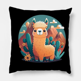 Cute Llama Pillow