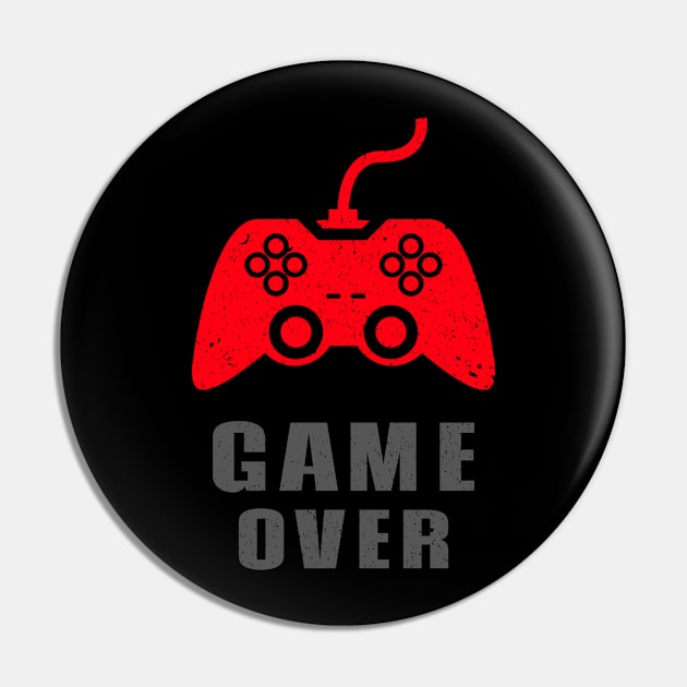 Game Over Design Pin by BlueCloverTrends