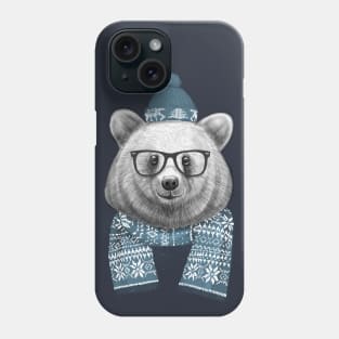 winter bear Phone Case