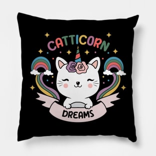 Catticorn Cat Pillow