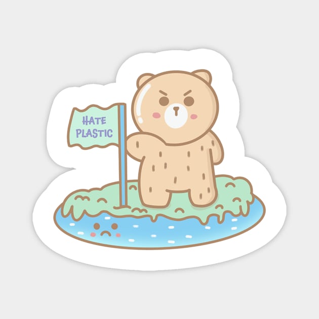 Cute Bear for bear lovers Magnet by FlatDesktop