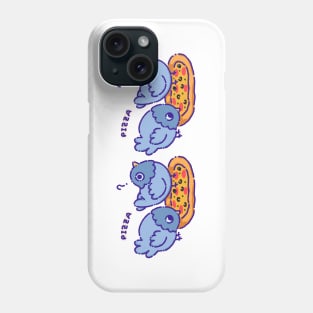 Pigeons on a pizza Phone Case