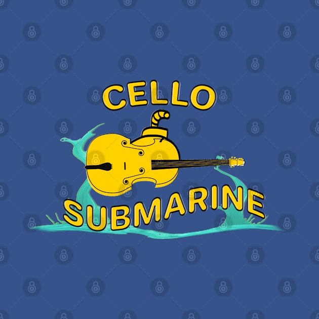 Cello Submarine by cuteandgeeky