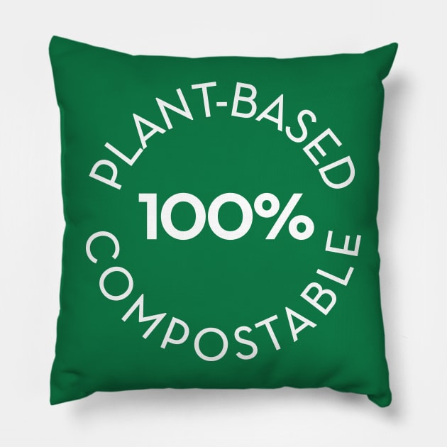 PLANT-BASED 100% COMPOSTABLE Pillow by Eugene and Jonnie Tee's