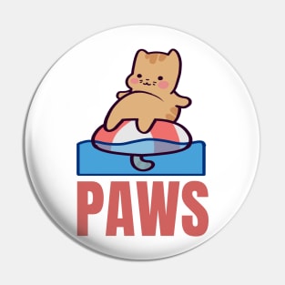 PAWS Cat Pin
