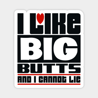 I like big butts and I cannot lie Magnet